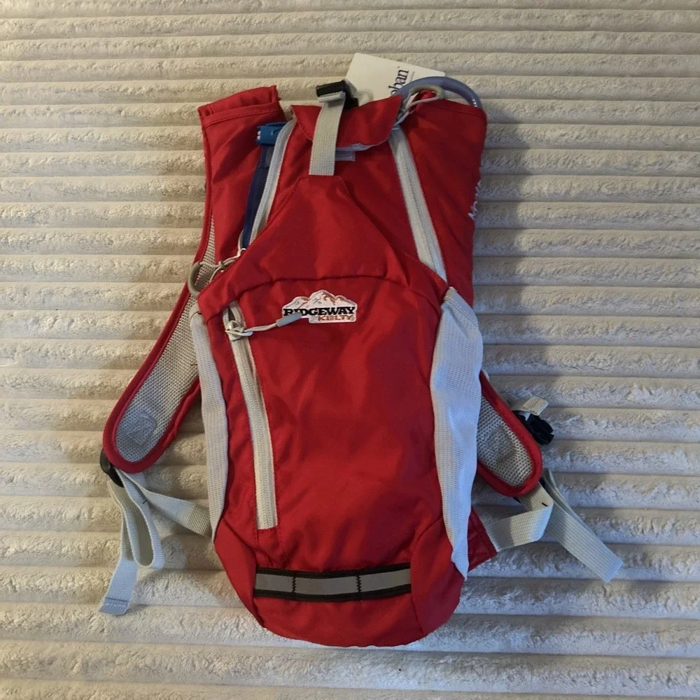 Ridgeway by Kelty Monarch‎ 5L Hydration Backpack Red Gray Bladder Running NWT
